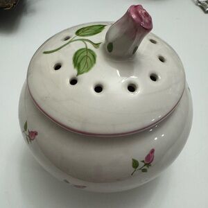 Vintage Teleflora potpourri jar or potpourri bowl, from the 1990s (As-Is)